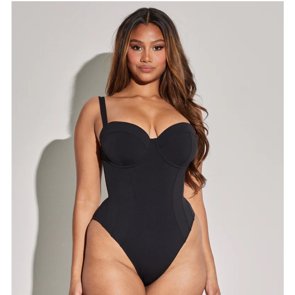 Black Women's One Piece Swimsuit